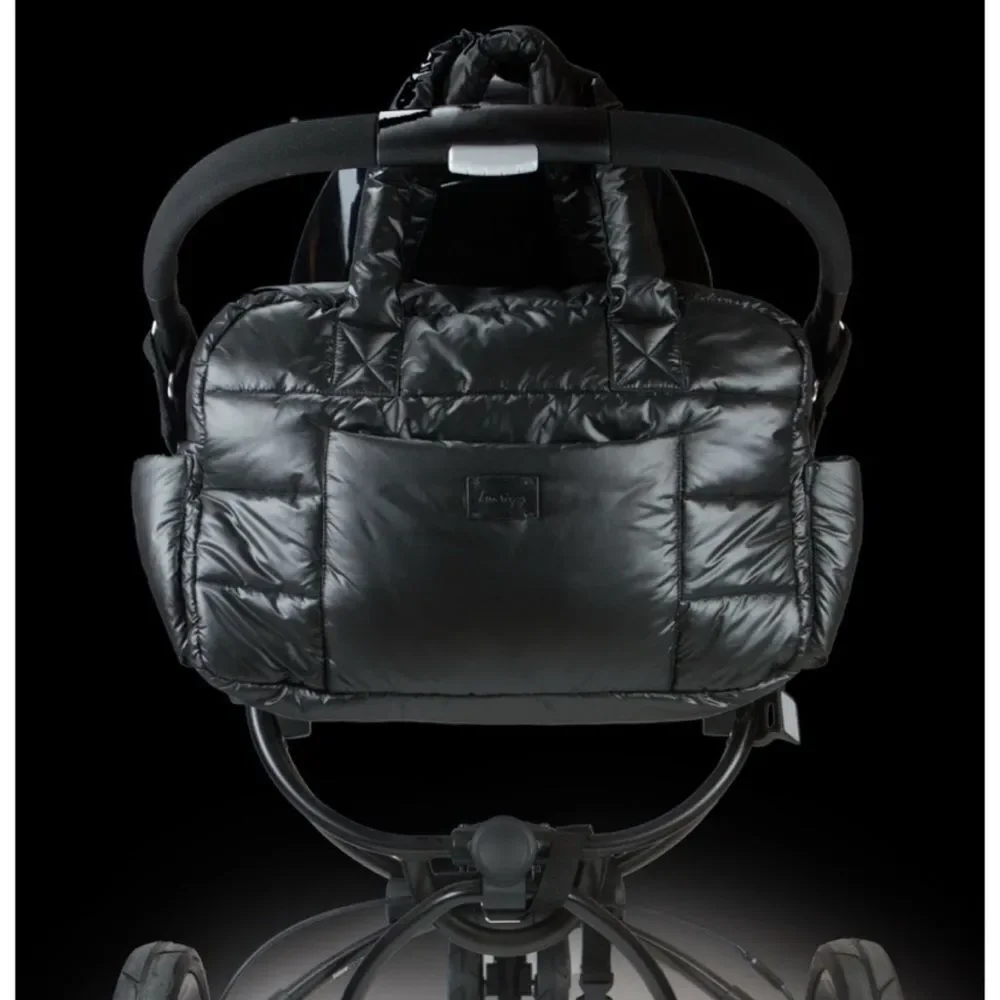 7AM Enfant SoHo Diaper Satchel in Black ~ Excellent